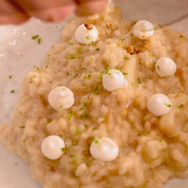 Arroz Cremoso de Calamar y Lima