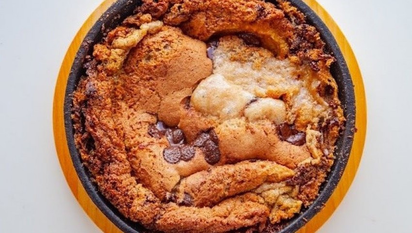 Galleta XL con chocolate y Naranja